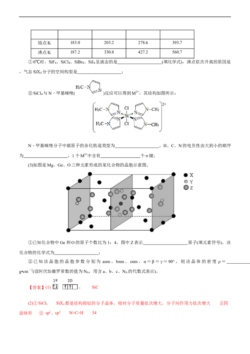 专题15物质结构与性质（讲）（教师版）_05高考化学_通用版（老高考）复习资料_2023年复习资料_二轮复习_2023年高考化学二轮复习讲练测（全国通用）