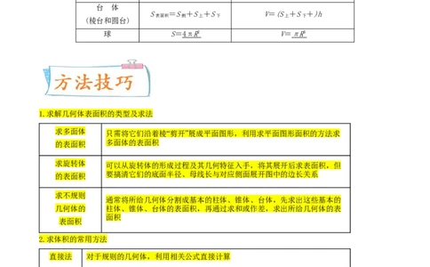 考点16空间几何体（核心考点讲与练）-2023年高考数学一轮复习核心考点讲与练（新高考专用）(原卷版）_2.2025数学总复习_2023年新高考资料_一轮复习