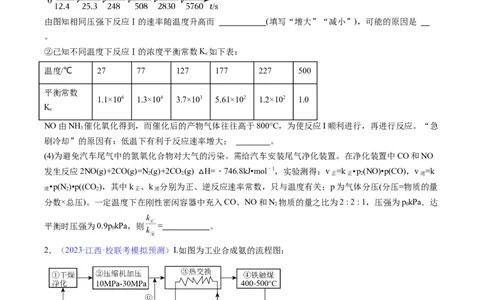 专题40原理综合-2024年高考化学一轮复习基础考点必刷好题（新教材新高考）（原卷版）_05高考化学_2024年新高考资料_1.2024一轮复习