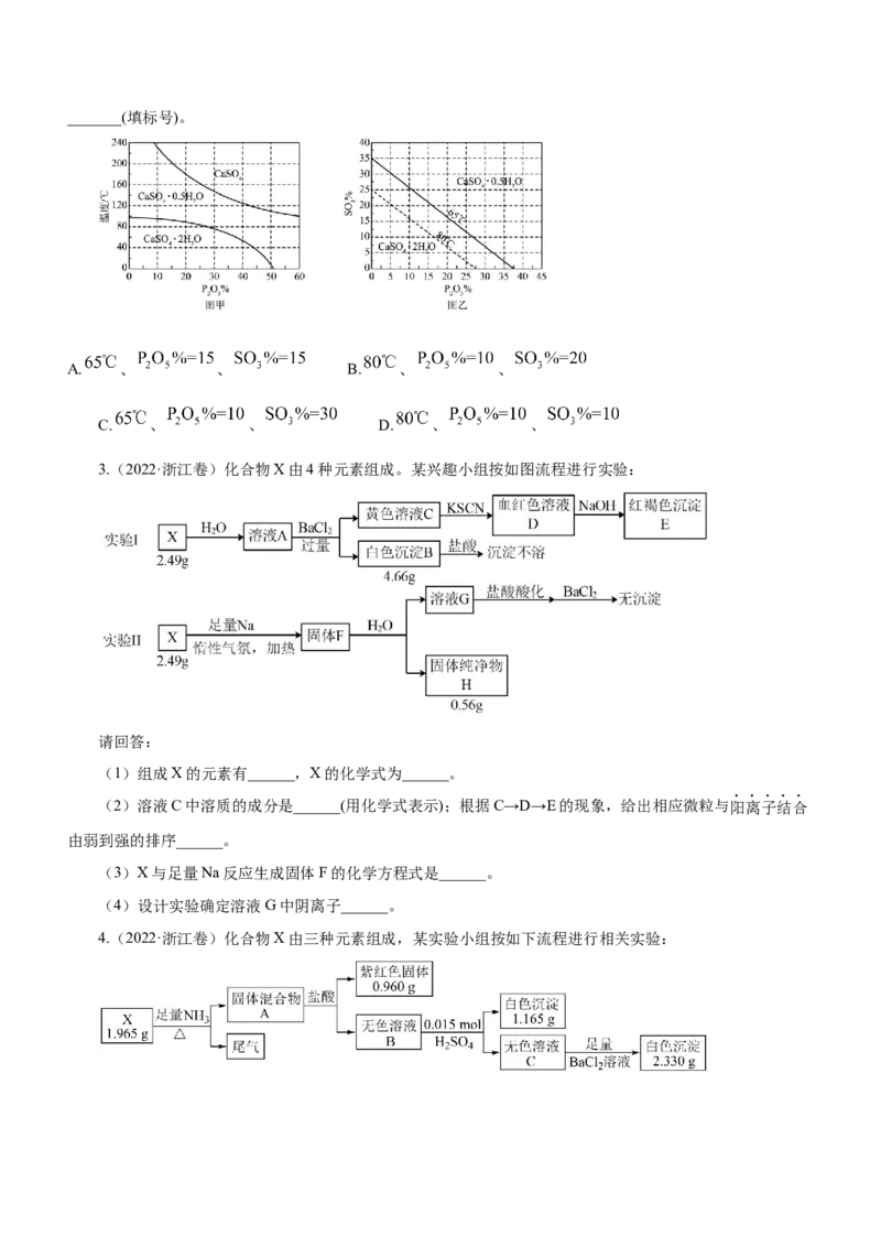 专题13工艺流程综合题（练）-2023年高考化学二轮复习讲练测（新高考专用）（原卷版）_05高考化学_新高考复习资料_2023年新高考资料_二轮复习