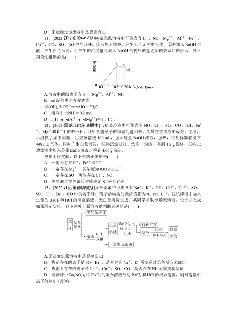 专练6_05高考化学_通用版（老高考）复习资料_2023年复习资料_专项复习_2023《微专题&middot;小练习》&middot;化学&middot;L-6