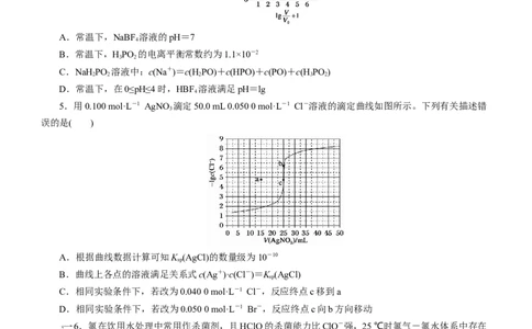 专题06水溶液中的离子平衡（练）原卷版-2023年高考化学二轮复习讲练测（新高考专用）_05高考化学_新高考复习资料_2023年新高考资料_二轮复习