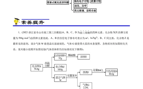 专项17陌生物质的推断（解析版）_05高考化学_新高考复习资料_2023年新高考资料_专项复习_2023年高考化学热点专项导航与精练（新高考专用）