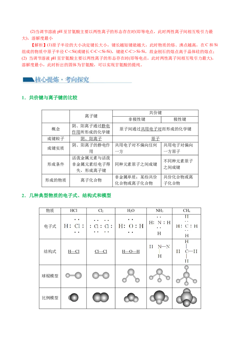 专题11物质结构与元素周期律(讲义)(解析版)_05高考化学_2024年新高考资料_2.2024二轮复习_2024年高考化学二轮复习讲练测（新教材新高考）