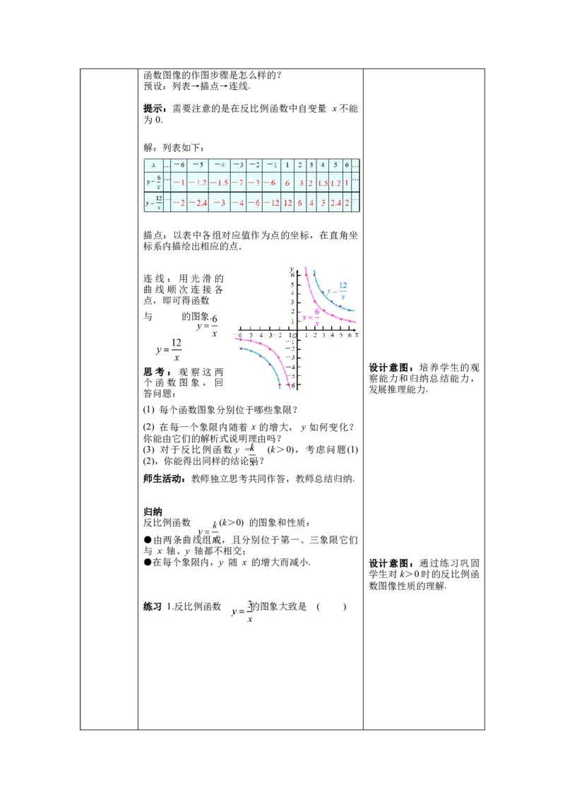 核心素养教案合集9下数（表格式Y）选择2_初中数学_九年级数学下册（人教版）_教案多套