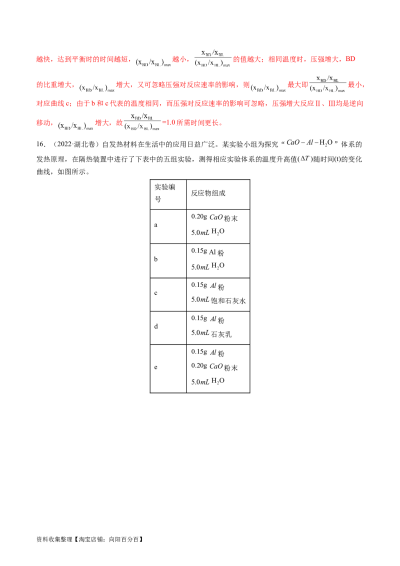 专题15化学反应原理综合题-学易金卷：五年（2019-2023）高考化学真题分项汇编（全国通用）（解析版）_05高考化学_通用版（老高考）复习资料_2024年复习资料