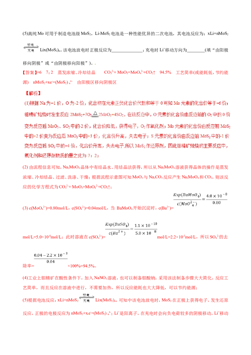 专题19化学工艺流程图-2019年高考化学易错题汇总（解析版）_05高考化学_新高考复习资料_2022年新高考资料_2022年一轮复习各版本_1.高考化学2022年一轮复习通用版