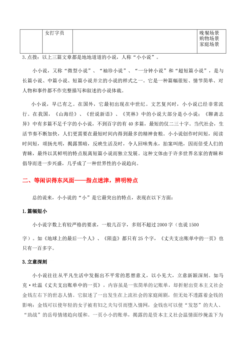 绿地工作室《作文指导：学写小小说》（教学设计）高中语文选择性必修上册同步教学（统编新版）_高语_高中语文_必修上册_高中语文全套资料说课稿_教案第2套