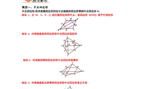 专题05平行四边形六大模型（原卷版）_初中数学人教版_八年级数学下册_保存转存之后查看(1)_8下-初中数学人教版（2026春新版持续更新）_旧版-可参考_07专项讲练