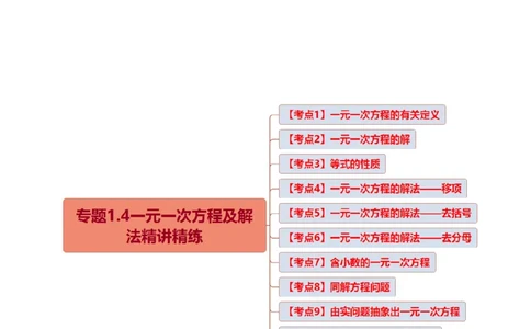 专题1.4一元一次方程及解法十大核心考点精讲精练-2022-2023学年七年级数学上学期复习备考高分秘籍（解析版）人教版_初中数学人教版_7上-初中数学人教版_06习题试卷