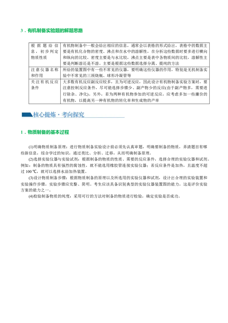 专题16化学实验综合(题型突破)(讲义)(解析版)_05高考化学_2024年新高考资料_2.2024二轮复习_2024年高考化学二轮复习讲练测（新教材新高考）