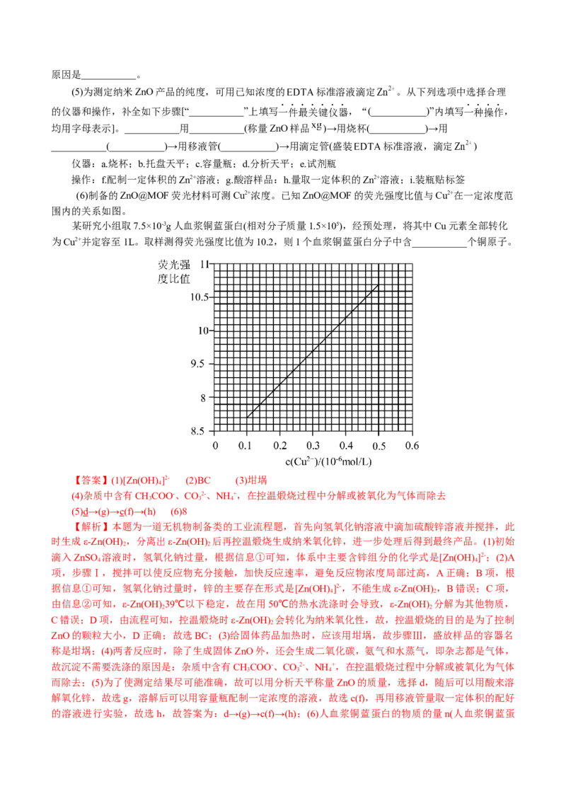 专题16化学实验综合(题型突破)(讲义)(解析版)_05高考化学_2024年新高考资料_2.2024二轮复习_2024年高考化学二轮复习讲练测（新教材新高考）