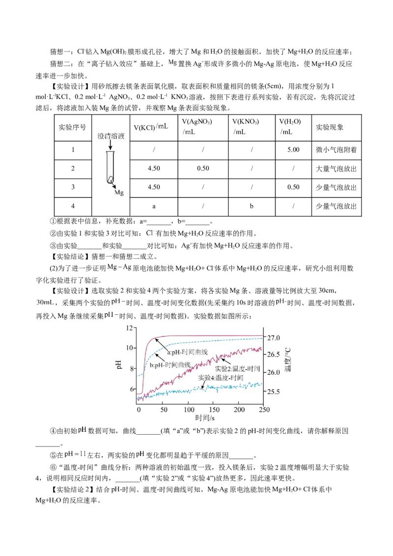 专题16化学实验综合(题型突破)(讲义)(解析版)_05高考化学_2024年新高考资料_2.2024二轮复习_2024年高考化学二轮复习讲练测（新教材新高考）