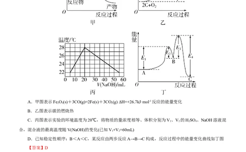 专题08化学反应与能量变化（测）（解析版）_05高考化学_通用版（老高考）复习资料_2023年复习资料_二轮复习_2023年高考化学二轮复习讲练测（全国通用）