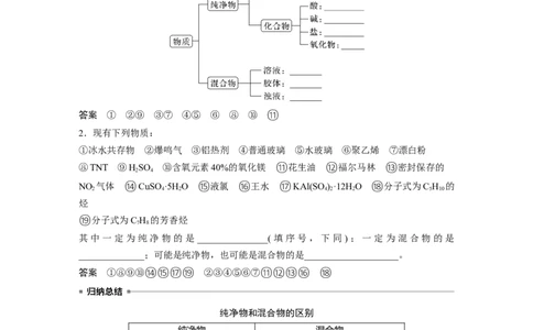 2024年高考化学一轮复习（新高考版）第1章第1讲　物质的组成、性质和转化_05高考化学_2024年新高考资料_1.2024一轮复习_2024年高考化学一轮复习讲义（新人教新高考版）