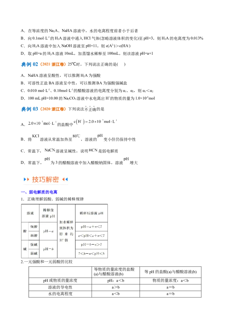 专题10水溶液中的离子反应与平衡（讲义）（原卷版）_05高考化学_2024年新高考资料_2.2024二轮复习_高频考点2024年高考化学二轮复习高频考点追踪与预测（新高考专用）