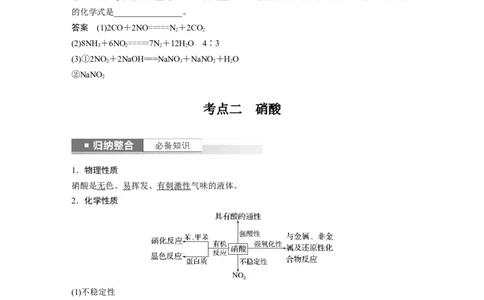 2024年高考化学一轮复习（新高考版）第5章第25讲　氮及其氧化物　硝酸_05高考化学_2024年新高考资料_1.2024一轮复习_2024年高考化学一轮复习讲义（新人教新高考版）