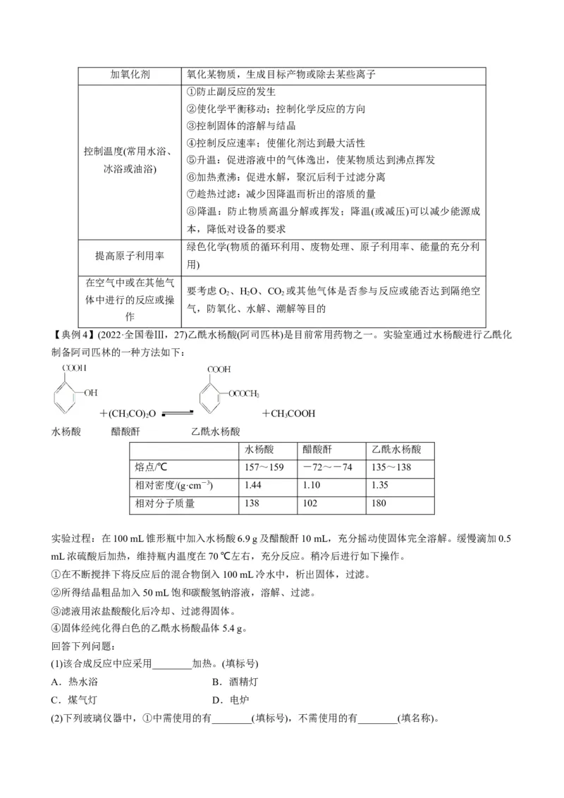 专题10化学实验综合探究（专讲）-瞄准2023年高考化学二轮专题考点抢分计划（原卷版）_05高考化学_新高考复习资料_2023年新高考资料_二轮复习
