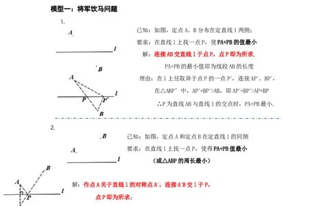 专题06几何最值四大模型（原卷版）_初中数学人教版_八年级数学下册_保存转存之后查看(1)_8下-初中数学人教版（2026春新版持续更新）_旧版-可参考_07专项讲练