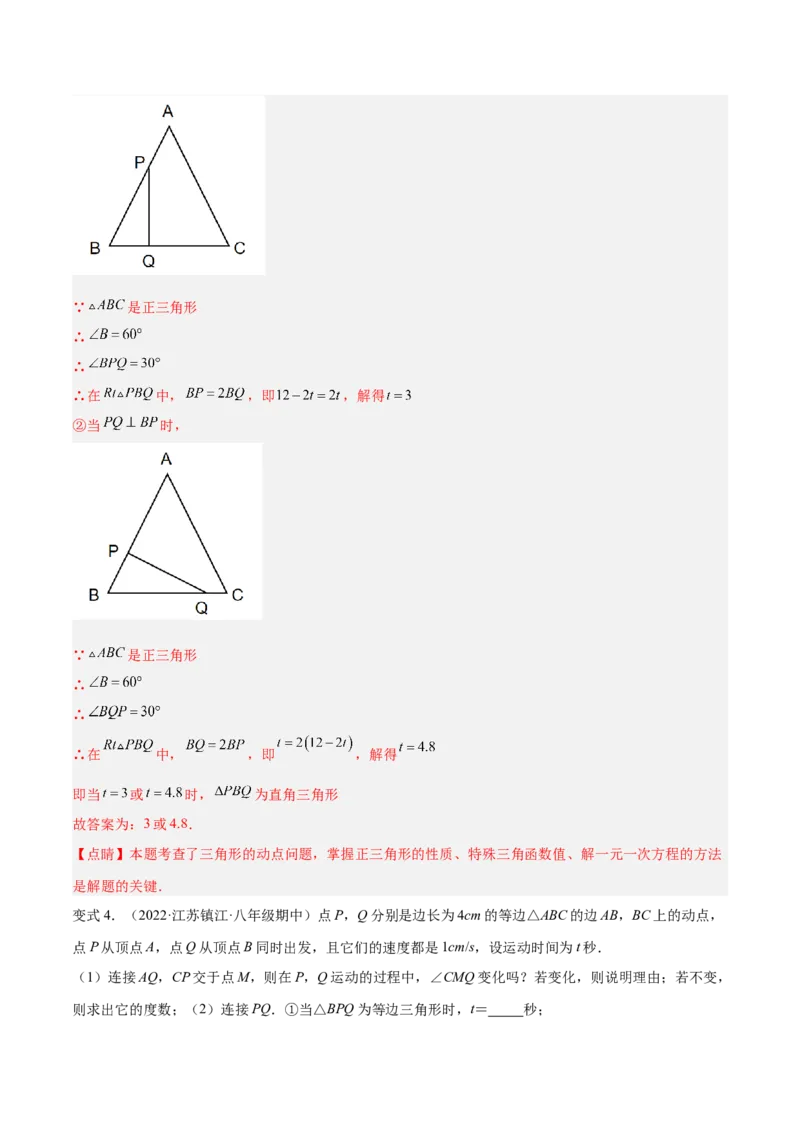 专题13.1等腰（直角）三角形中的分类讨论问题专项讲练（解析版）_初中数学人教版_8上-初中数学人教版_旧版_06习题试卷_6期中期末复习专题