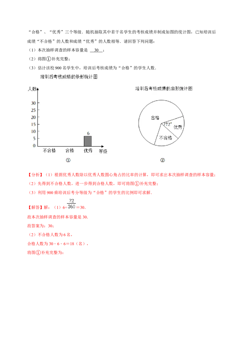 专题10.1统计调查专项提升训练（重难点培优）2023培优（解析版）人教版_初中数学人教版_7下-初中数学人教版_7下-初中数学人教版（旧版）赠送_07专项讲练