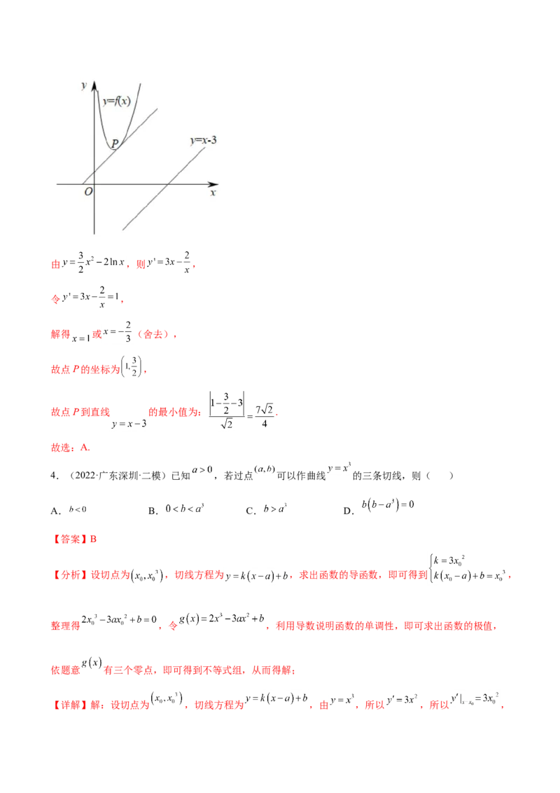 考点06导数及其应用（核心考点讲与练）-2023年高考数学一轮复习核心考点讲与练（新高考专用）(解析版）_2.2025数学总复习_2023年新高考资料_一轮复习