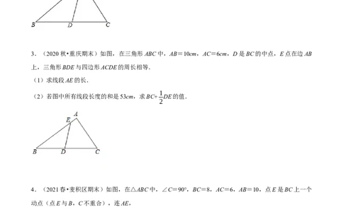 专题11.2三角形的周长与面积（压轴题专项讲练）（人教版）（原卷版）_初中数学人教版_8上-初中数学人教版_旧版_07专项讲练_八年级数学上册从重点到压轴（人教版）