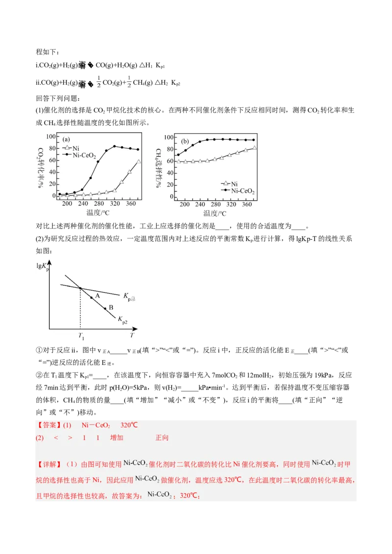 专项02化学平衡-2023届高考化学二轮复习知识清单与专项练习（新高考专用）（解析版）_05高考化学_新高考复习资料_2023年新高考资料_二轮复习_非选择题