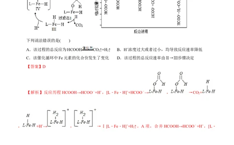 专题10化学反应机理与历程（讲）（学生版）_05高考化学_通用版（老高考）复习资料_2023年复习资料_二轮复习_2023年高考化学二轮复习讲练测（全国通用）