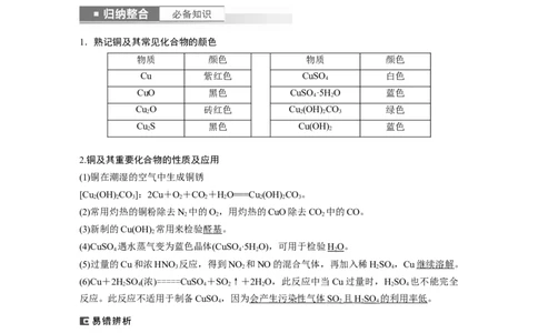 2024年高考化学一轮复习（新高考版）第4章第18讲　铜　金属材料　金属冶炼_05高考化学_2024年新高考资料_1.2024一轮复习_2024年高考化学一轮复习讲义（新人教新高考版）