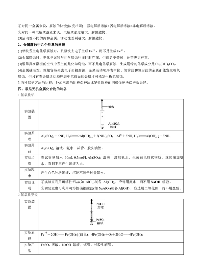 专题05金属及其重要化合物（讲义）（原卷版）_05高考化学_新高考复习资料_2024年新高考资料_二轮复习资料_高频考点解密2024年高考化学二轮复习高频考点追踪与预测（新高考专用）