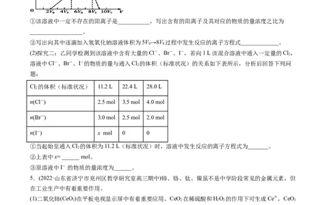 专题03离子反应方程式与离子共存（专练）-瞄准2023年高考化学二轮专题考点抢分计划（原卷版）_05高考化学_新高考复习资料_2023年新高考资料_二轮复习