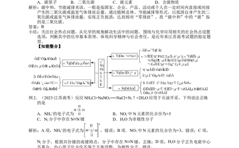 2025届高三化学一轮专题复习讲义（01）-专题一第一讲化学与STSE化学用语_05高考化学_2025年新高考资料_一轮复习_2025届高三化学一轮专题复习讲义（完结）