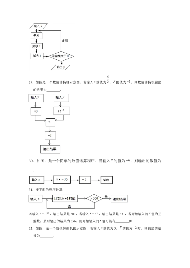 专题2.4探索规律（强化）（原卷版）_初中数学人教版_7上-初中数学人教版_7上-初中数学人教版（旧版）赠送_06习题试卷_1同步练习_3题型分层练（基础+强化）
