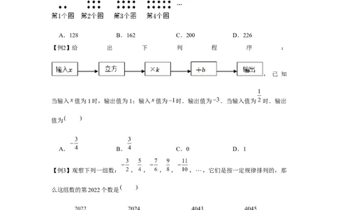专题2.4探索规律（强化）（原卷版）_初中数学人教版_7上-初中数学人教版_7上-初中数学人教版（旧版）赠送_06习题试卷_1同步练习_3题型分层练（基础+强化）