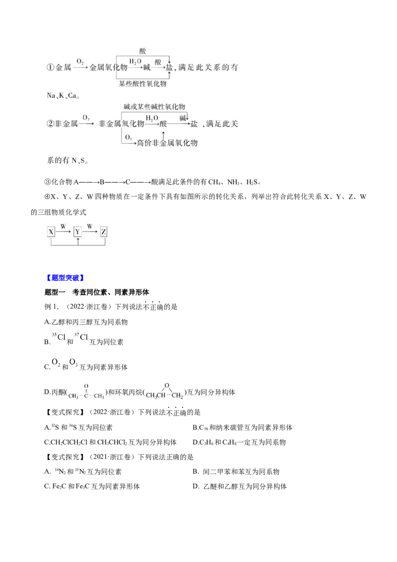 专题07元素周期律与元素周期表（讲）-2023年高考化学二轮复习讲练测（新高考专用）原卷版_05高考化学_新高考复习资料_2023年新高考资料_二轮复习