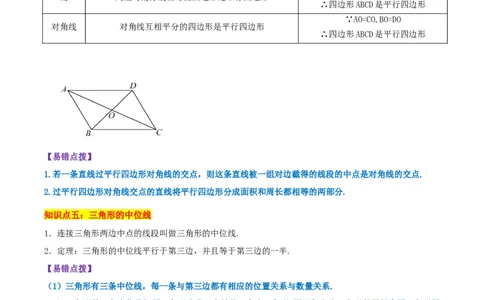 专题21.2平行四边形（知识梳理+十七大考点讲练+真题演练+分层训练共59题）解析版_初中数学人教版_八年级数学下册_保存转存之后查看(1)_2026春季新版-持续更新中_第二套-知_08讲义练习