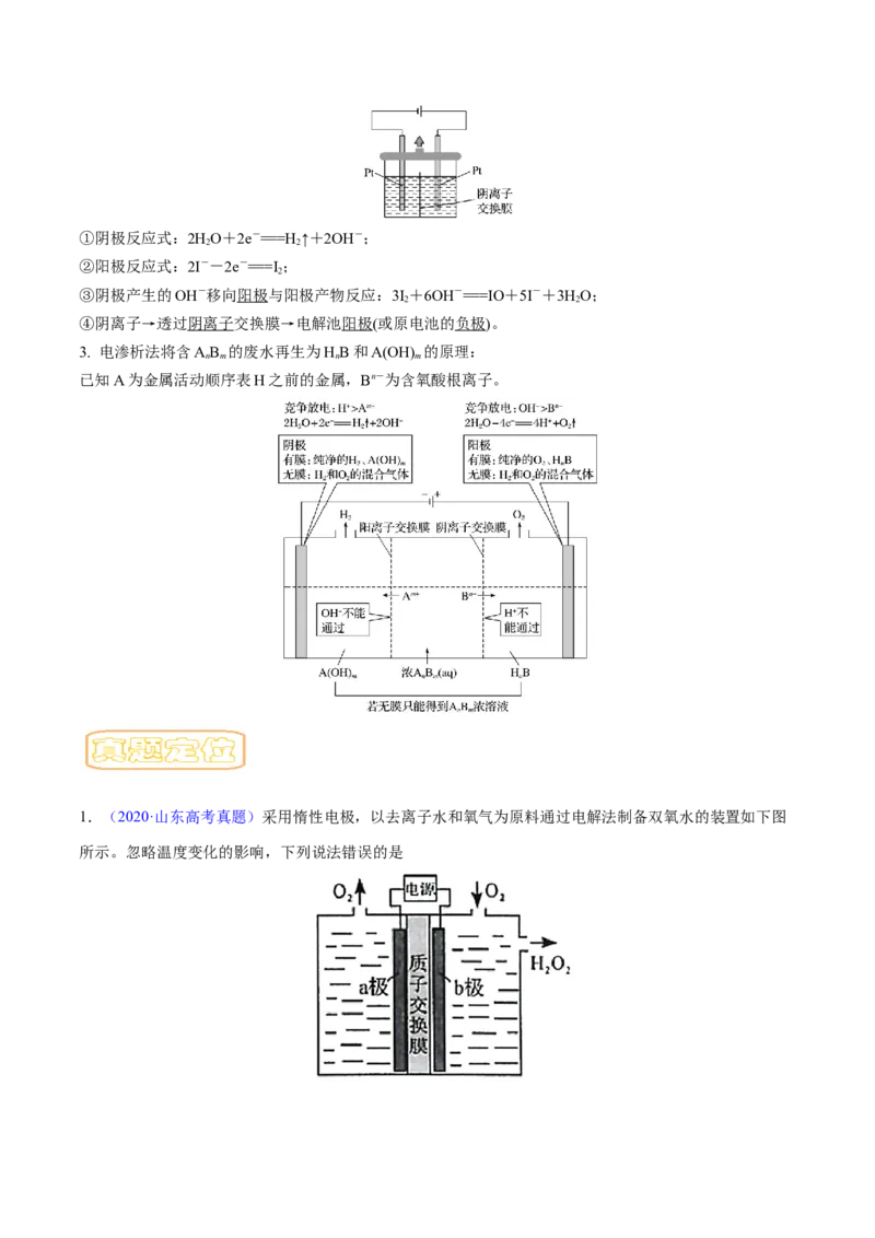 专题九电解池-冲刺2023年高考化学二轮复习核心考点逐项突破（解析版）_05高考化学_新高考复习资料_2023年新高考资料_二轮复习_冲刺2023年高考化学二轮复习核心考点逐项突破292229036