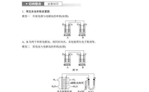 2024年高考化学一轮复习（新高考版）第7章第43讲　多池、多室的电化学装置_05高考化学_2024年新高考资料_1.2024一轮复习_2024年高考化学一轮复习讲义（新人教新高考版）