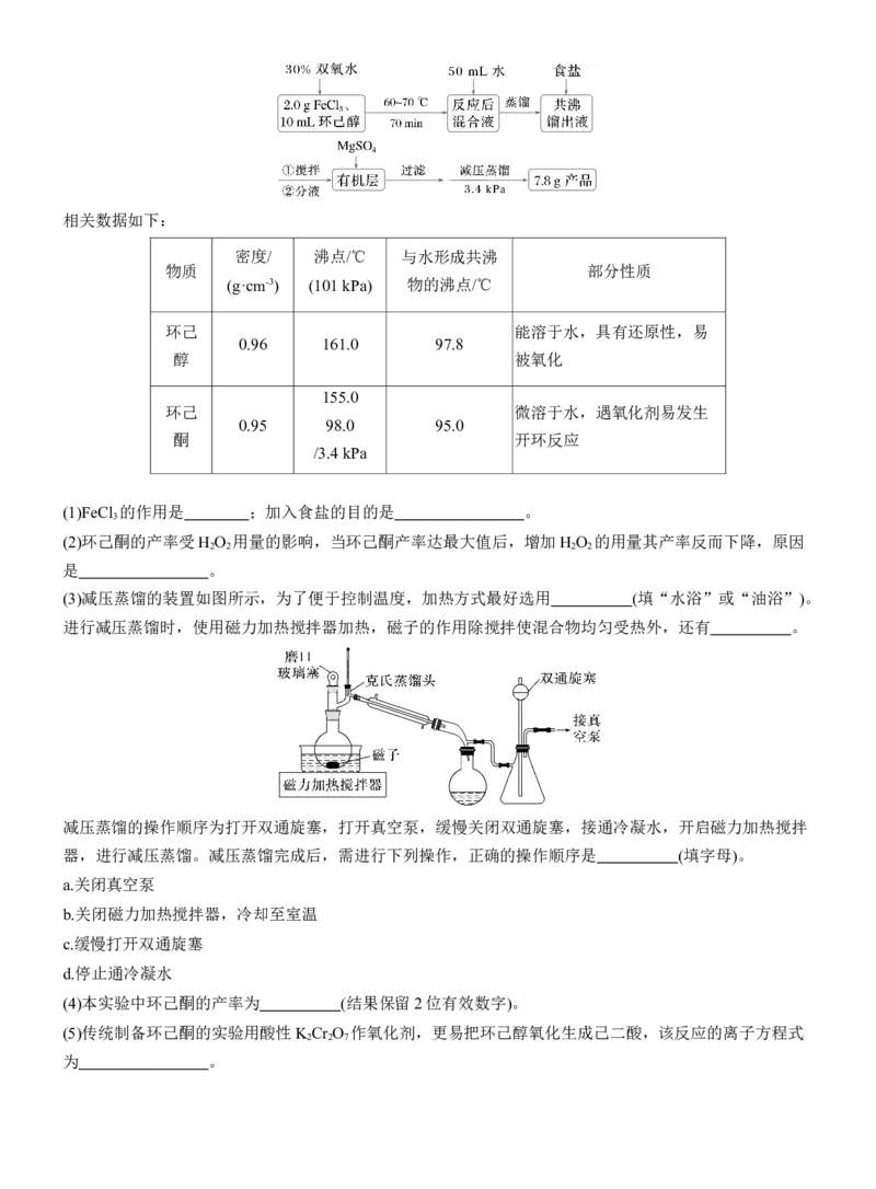 专题七　大题突破3　化学综合实验(A、B两练)淘宝店：红太阳资料库_05高考化学_2025年新高考资料_二轮复习_2025年高考化学大二轮_2025化学二轮复习_题型突破练+考前特训