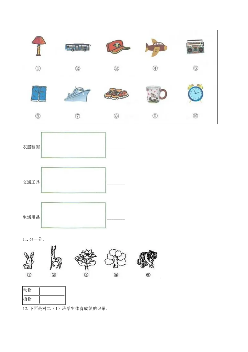 精品原创苏教版二年级下册数学期末复习专题讲义（知识点归纳+典例讲解+同步测试）-8.数据的收集和整理_二年级数学下册（苏教版）_第四套_知识总结