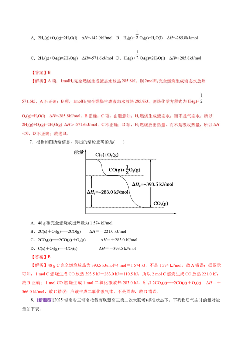 专题06化学反应与能量（讲义）（解析版）_05高考化学_2025年新高考资料_二轮复习_上好课2025年高考化学二轮复习讲练测（新高考通用）3379109_主题三化学反应原理