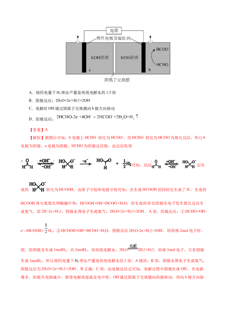 专题06化学反应与能量（讲义）（解析版）_05高考化学_2025年新高考资料_二轮复习_上好课2025年高考化学二轮复习讲练测（新高考通用）3379109_主题三化学反应原理