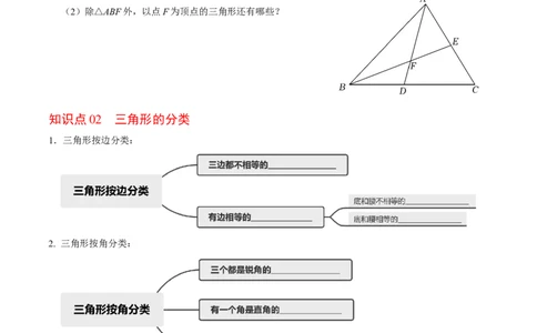 第01讲三角形的边（3个知识点+6类热点题型讲练+习题巩固）（学生版）_初中数学_八年级数学上册（人教版）_同步讲义-U18_2025版