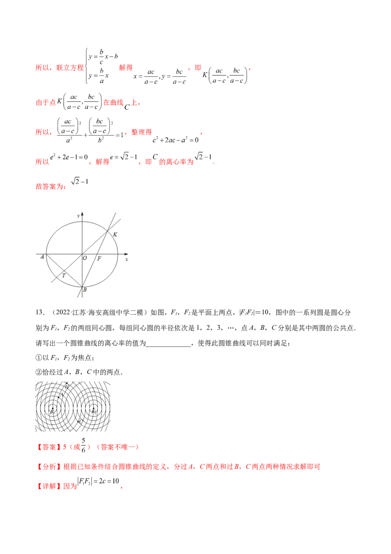考点20椭圆（核心考点讲与练）-2023年高考数学一轮复习核心考点讲与练（新高考专用）(解析版）_2.2025数学总复习_2023年新高考资料_一轮复习