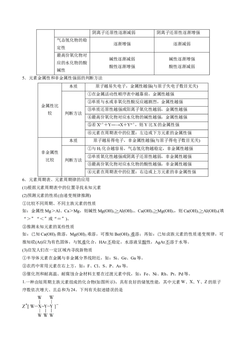 专题08元素周期律与元素周期表（专讲）-瞄准2023年高考化学二轮专题考点抢分计划（解析版）_05高考化学_新高考复习资料_2023年新高考资料_二轮复习