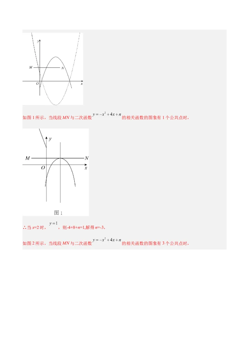 专题10二次函数的新定义问题专训（解析版）_初中数学人教版_9下-初中数学人教版_07专项讲练_2023-2024学年九年级数学全册重难点专题提升精讲精练（人教版）_九年级上册