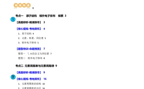 专题11物质结构与元素周期律(讲义)(原卷版)_05高考化学_新高考复习资料_2024年新高考资料_二轮复习资料_2024年高考化学二轮复习讲练测（新教材新高考）_配套讲义（原卷版+解析版）