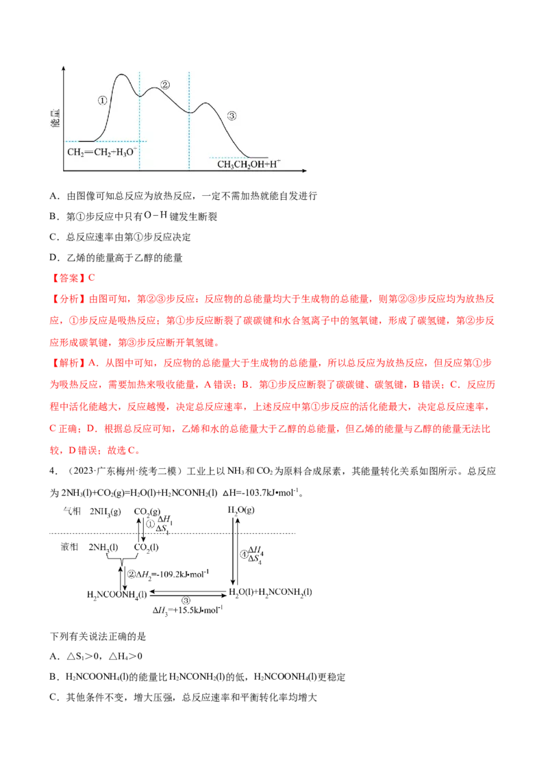 专题08化学反应与能量变化（分层练）（解析版）_05高考化学_2024年新高考资料_2.2024二轮复习_高频考点2024年高考化学二轮复习高频考点追踪与预测（新高考专用）