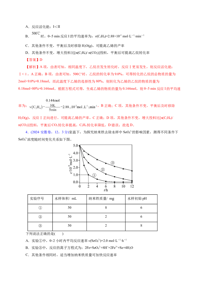 专题07化学反应速率与化学平衡（讲义）（解析版）_05高考化学_2025年新高考资料_二轮复习_上好课2025年高考化学二轮复习讲练测（新高考通用）3379109_主题三化学反应原理